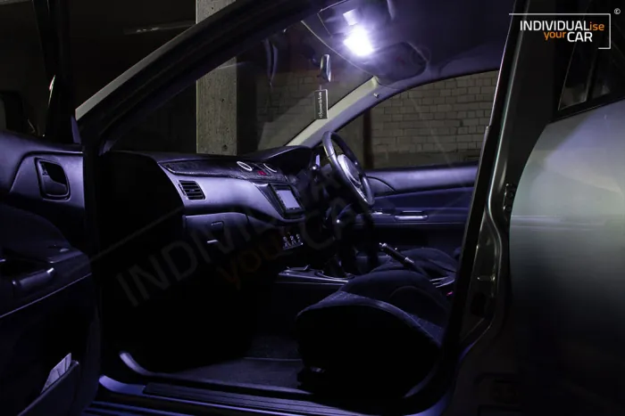 LED Innenraumbeleuchtung SET für Mitsubishi Lacner Evo VIII 8 - Cool-White